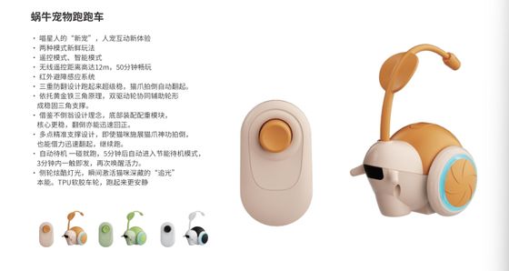 Prezzo buono Giocattoli interattivi per animali domestici LED Sfera per cani a rotolamento automatico 4cm 8cm 39g in linea