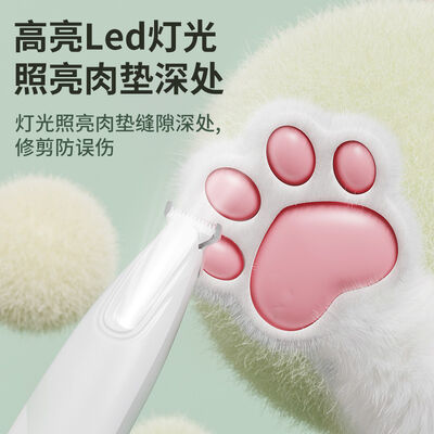 Product Attributes: Waterproof Rechargeable Pet Hair Clipper for Dogs & Cats with Light
